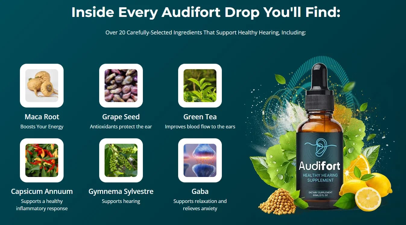 AudiFort Ingredients